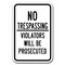 Signmission Safety Sign, 12 in Height, Aluminum, No Tres - No Tres V Pro A-1218 No Tres - No Tres V Pro - alternate 1